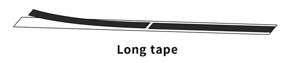 Can handle long tapes.