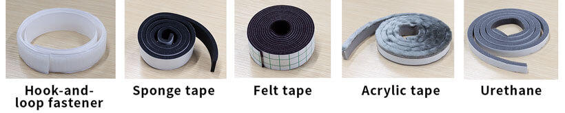 Can handle hook-and-loop fastener, and vairous soft tapes.